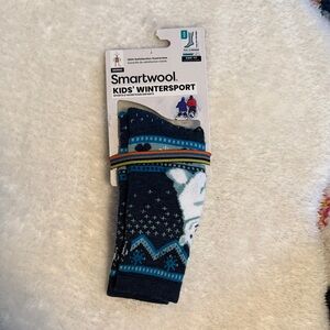 Smartwool Kids' Wintersport Socks - Navy and Teal
